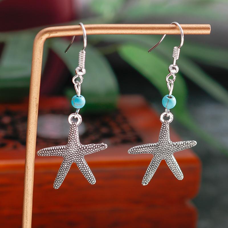 Bohemian Turkis vanndråpe øredobber for kvinner Brincos Femme Dangle Hook øredobber Jenter Party Smykker Gave