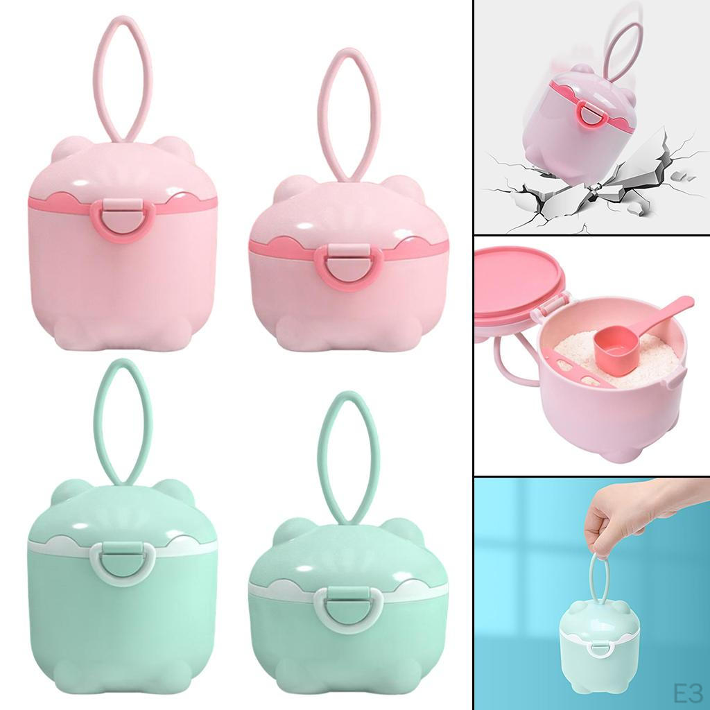 Baby Formula Dispenser Portable Cute Food Storage Box Essential Cereal Infant Toddle Snacks