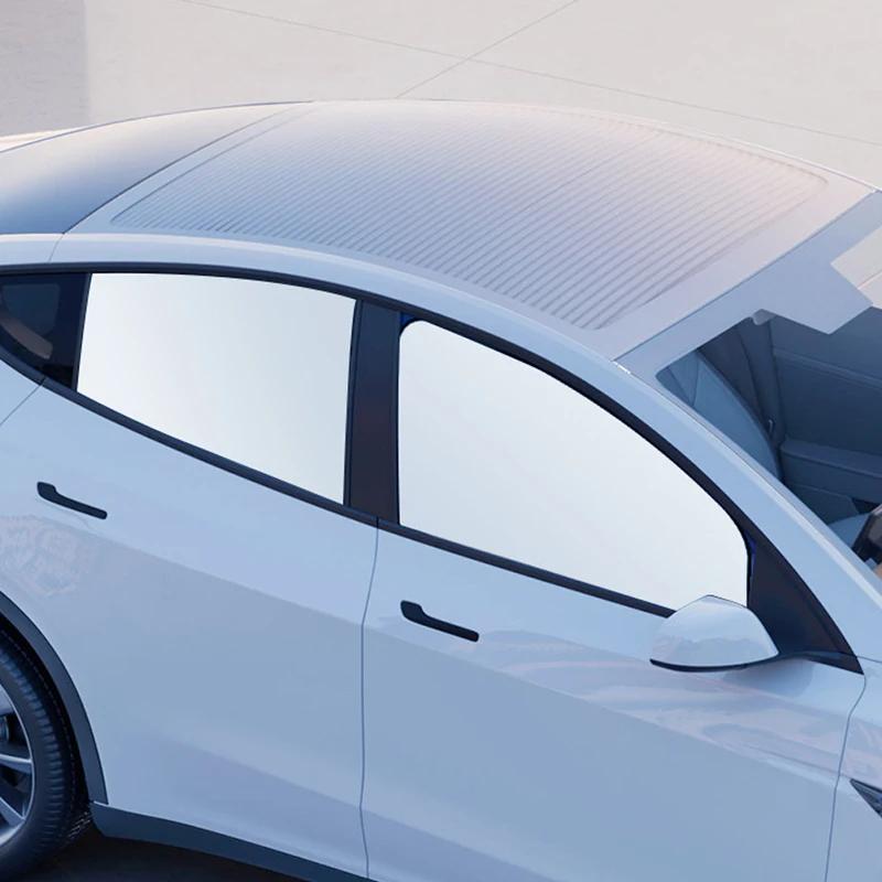Magnetisk bilvindu solskjerming Sommer UV-beskyttelse Bilside Front Bakvindu Mesh Gardinbeskyttelsesdeksel Biltilbehør