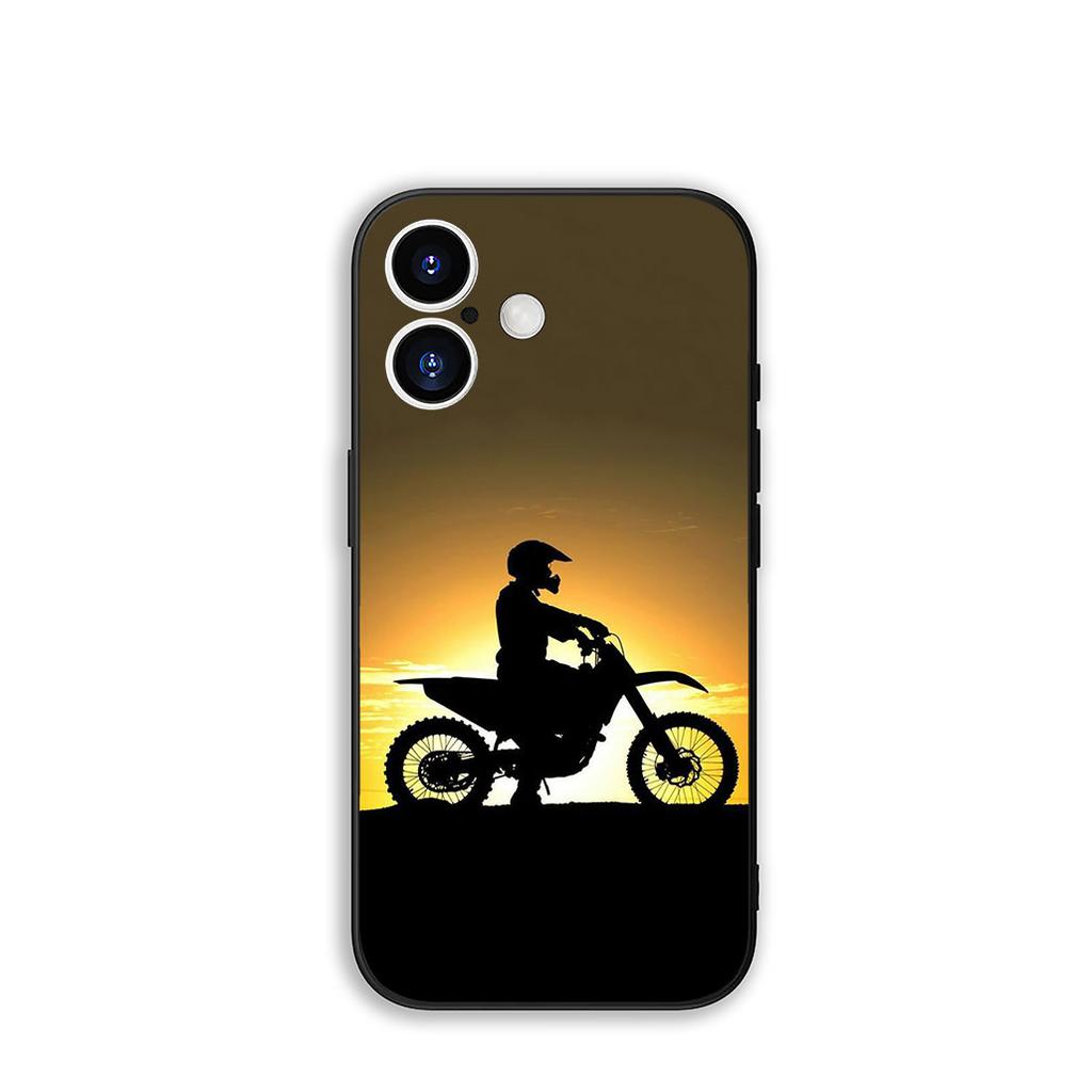 Coque Cover for Apple iPhone 16 11 13 14 15 Pro Max 7 6 8 Plus SE2 SE3 + 16E SE 2022 Case Moto Cross Motorcycle Sports Mobile