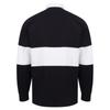 Front Row Adults Unisex Paneled Tag Free Rugby Shirt