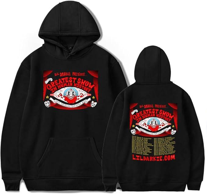 Lil Darkie Tour 2025 Merch Hoodies Women/Men Long Sleeve Sweatshirts Fashion Hooded Streetwear