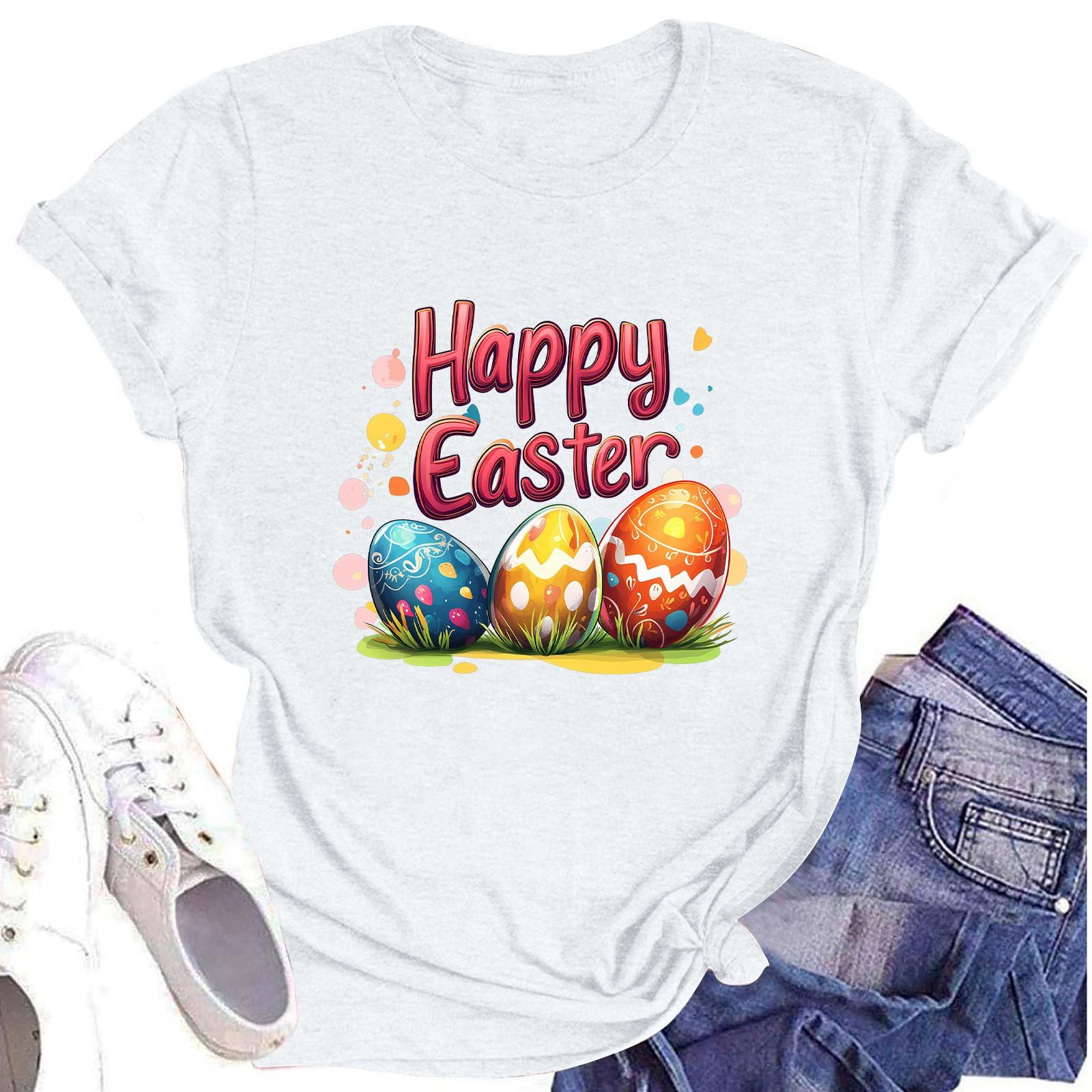 

Женский топ с круглым вырезом, повседневный принт, футболка с короткими рукавами XXL белый