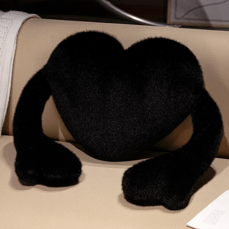 Small Fresh Love Pillow Plush Toy Doll Red Heart Doll Home Sofa Pillow Cushion Girl Doll