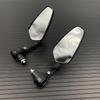 Kolfiber Motorcykelstyre Spegel 7/8'' 22mm Styrände Spegel Backspegel För Honda CB1000R CB650 CB500F Motorcykeltillbehör