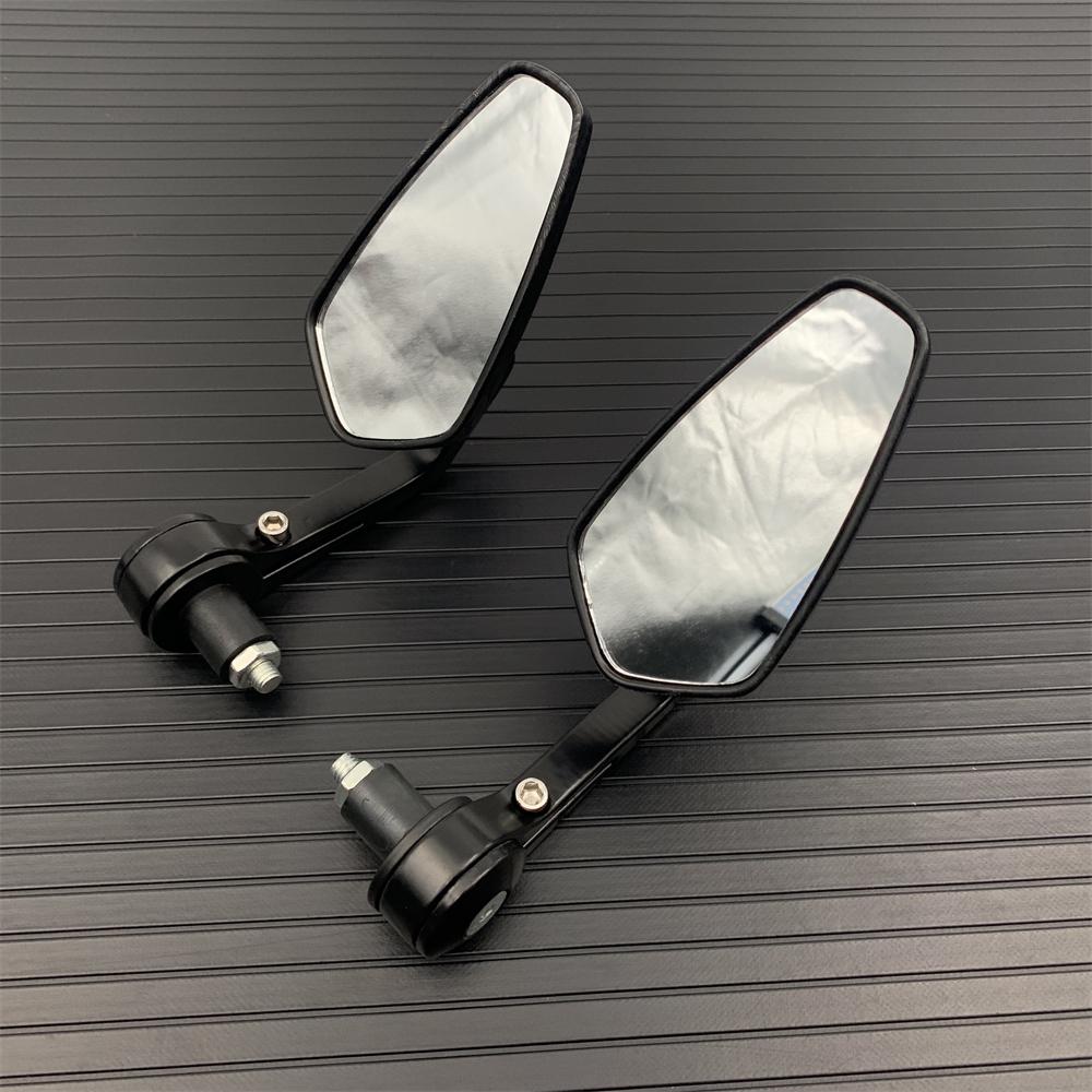 Kolfiber Motorcykelstyre Spegel 7/8'' 22mm Styrände Spegel Backspegel För Honda CB1000R CB650 CB500F Motorcykeltillbehör