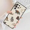Cute Raccoon Soft Back Phone Case For Samsung Galaxy S25 S23 S30 S8 S21 S20 FE S24 S22 Note 10 20 S8 Plus lite Ultra