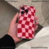 checkerboard checked chess board Phone Case For iPhone 17,16,15,14,13,12,11 Pro,Max,Plus,X,XS,XR,SE4 Mini Transparent Soft Cover