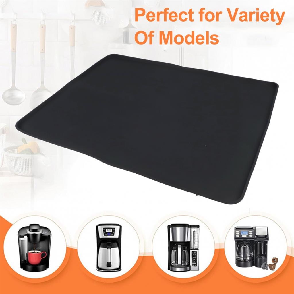 Non-Slip Mat Silicone Coffee Mat High Edge Design Odorless And Safe