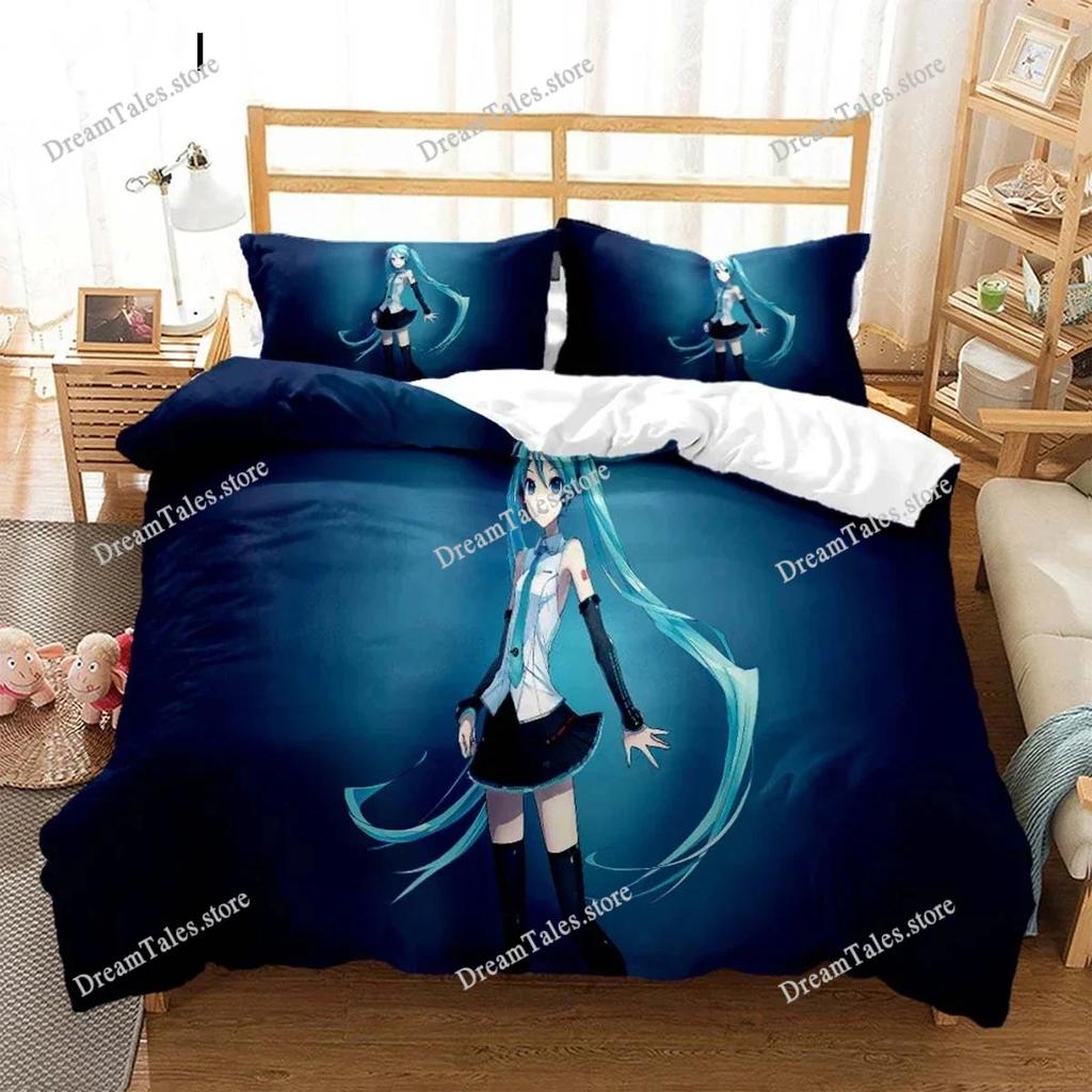3D Printed Anime Princess Girl Hime Bedding Set Boys Girls Twin Queen Size Duvet Cover Pillowcase Bed Kids Adult Home Textile