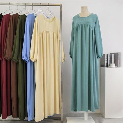 Frühling Herbst Volle Hülse Casual Plus Größe Kleid Frauen Lose Maxi Kleider Weibliche Übergröße Lange Kleider Vestidos