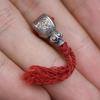 Tibetan Geometric Buddha Head Connector for Bodhi Prayer Beads
