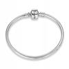 Pandora-Type Modular Bracelet Silver S925 20 Cm
