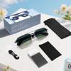 KI Bluetooth Smart Glasses mit automatischer Ein-/Aussch-Funktion, Metall-Federgelenke, Musik- & Anrufsensoren