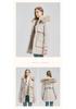 Women's Mid-Length Korean Style Cotton Padded Parka - Velvet Lined Winter Jacket