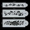 Fais DU Cake Decorating Stencils Mold Floral Kitchen Accessories Plastic Spray Baking Mesh Stencil Cake Molds Cookie Fondant