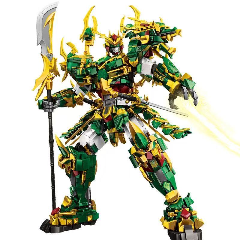 

SunWuKong Воїн Мех Робот Конструктор MOC Шинуазрі Фігурка Дія Актор Цегла Діти Хлопчики Місто Будівництво Домашня Прикраса Іграшка