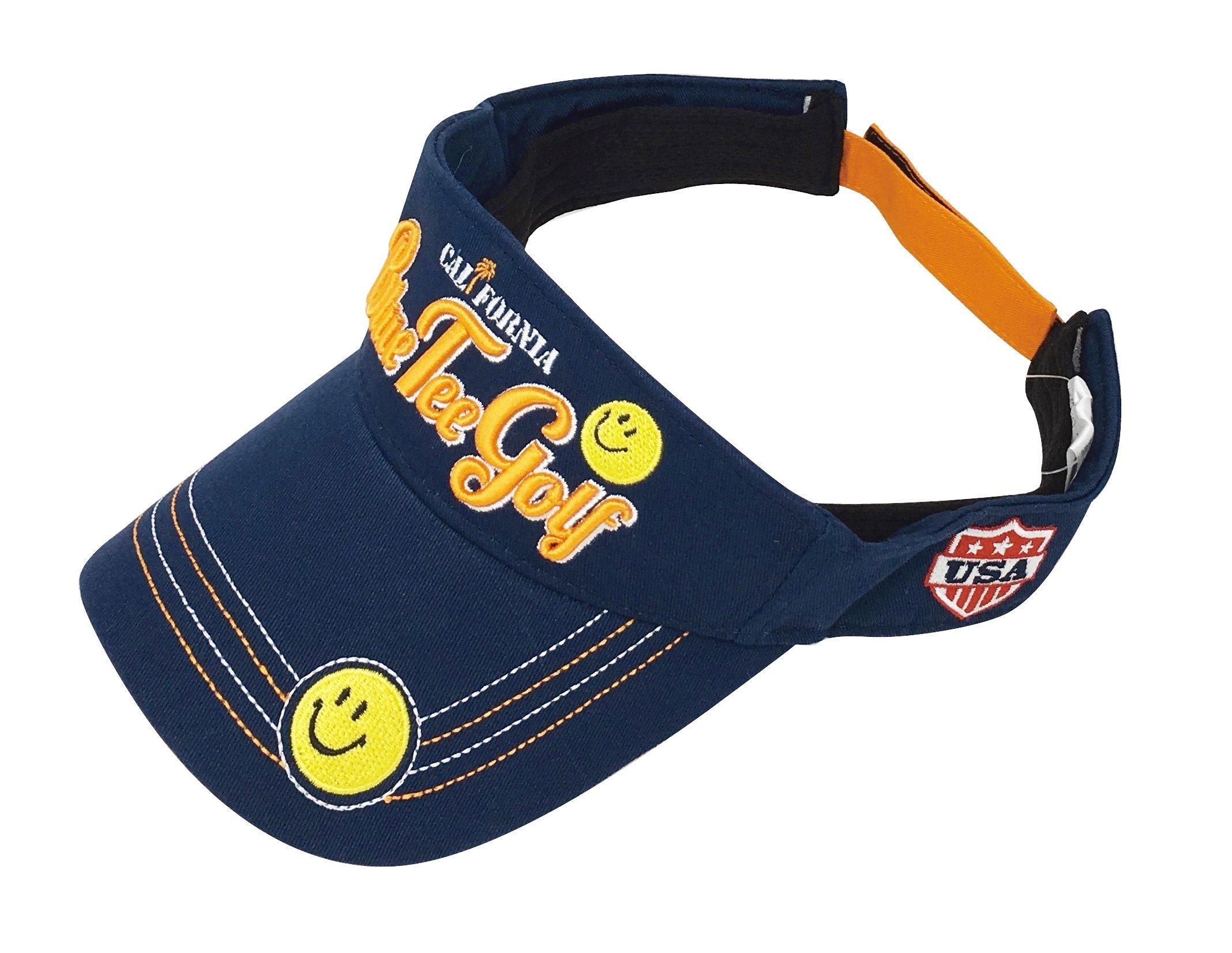 

BLUE TEE GOLF Стандартный хлопковый козырек [Модель Smile] (военно-морской флот) тёмно-синий