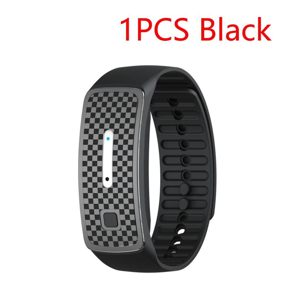 Ultrasonic Mosquito Bracelet Portable Electronic Mosquito Repeller Anti-mosquito Bracelet Watch for Outdoor Activity