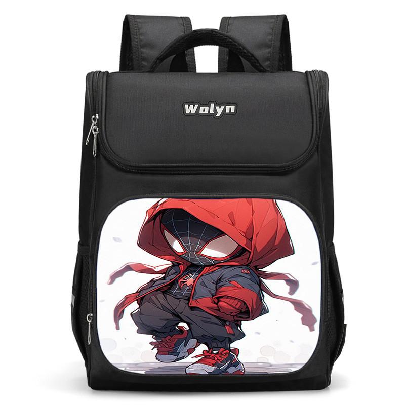 Lightweight Spiderman Girls Backpack With Large Storage For Use Educational