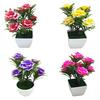 1Pc Potted Artificial Flower Bonsai Performance Stage Garden Home Party Decor Christmas Ornament
