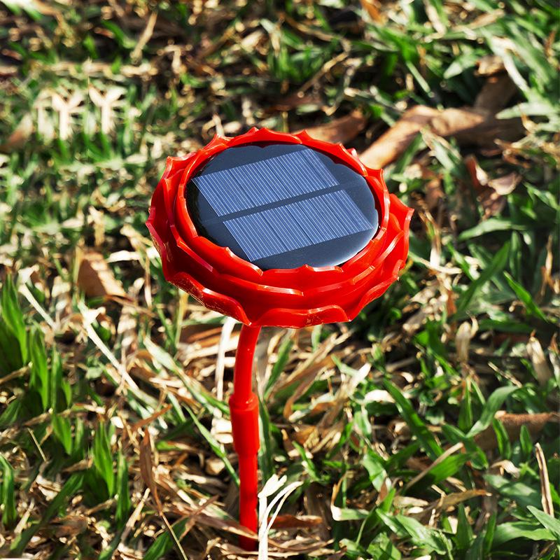Lotus 24-Hour Solar Outdoor Speaker: Rainproof, Lightning-Protected, Sun & Frost Resistant, High Volume Playback