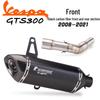 Vespa GTS300 Exhaust Modification Set – Front & Full Section Pipe