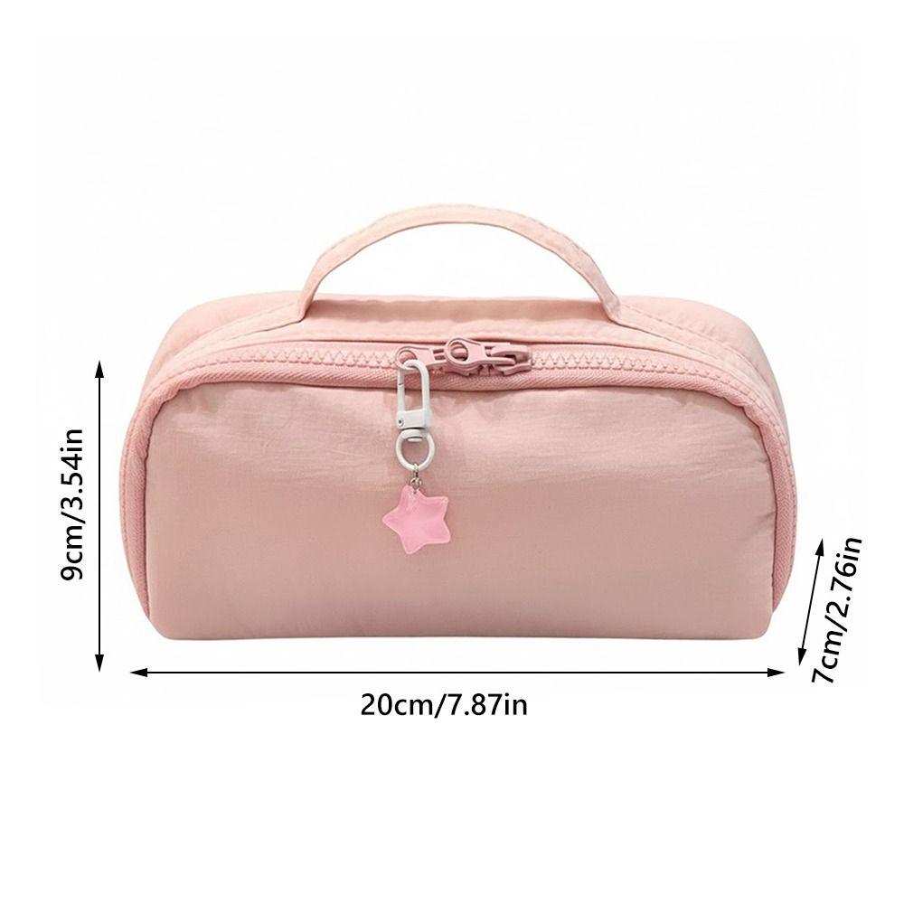 Multi-functional Dachshund Pencil Case Multi Layer Handheld Stationery Pouch Large Capacity Pen Bag Students