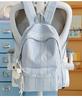 Schoolbag Korean Version Ins College Style Schoolbag for Female Junior High School Students Cute Small Fresh Backpack Large Capacity Casual Backpack