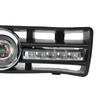 2 Pcs Fog Light Vent Cover, H3 Fog Lights Grilles With LED DRL Lamp for 1997‑2006 TDI MK4