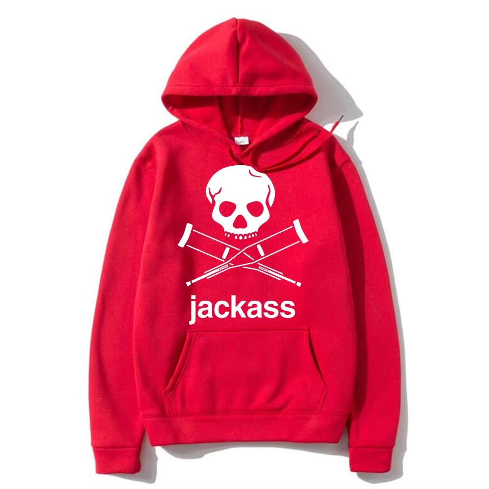 Toamnă și Iarnă Nou Hanorac Jackass Model Logo Casual Streetwear Retro Slow Running Cămașă Sport Casual