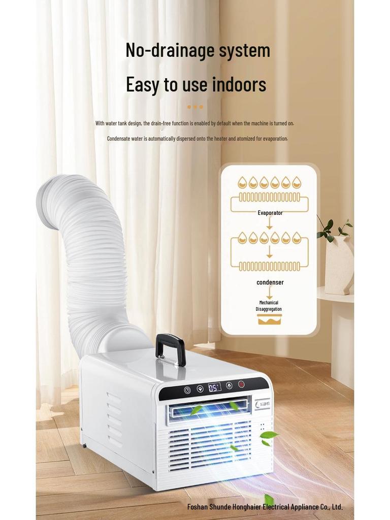 Portable Negative Ion Air Conditioner with Free Mosquito Net Installation