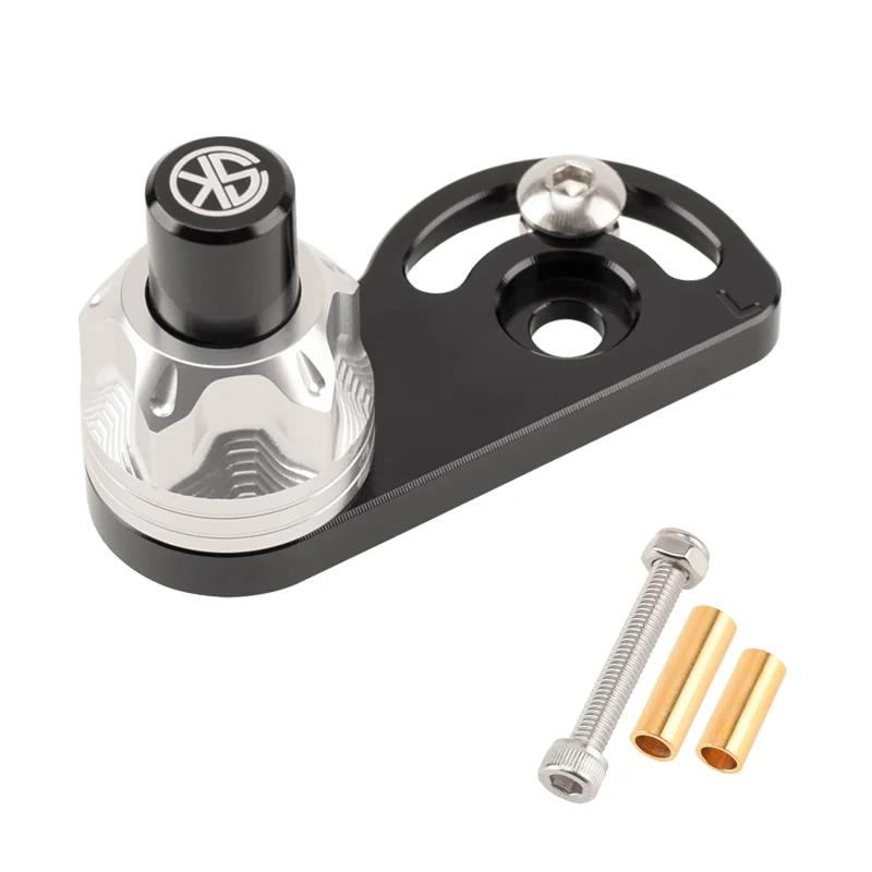 Chekis  Modification Accessories Motorcycle Horn Button Parking Lock Slope Brake Switch Assistant with Limit Screw Does N