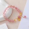 Natural Strawberry Crystal Bracelet Citrine Bracelet Bangles Women Fashion Jewelry Accessories Gift