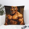 Tung Tung Sahur Funny Ramadan Gym Meme Pillow Cover  Comfy Cushion Cover Novelty Pillow Case For Couch Sofa Bedroom