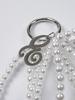 Eireve XL BEADED ROPE BAG CHARM (PEARL)