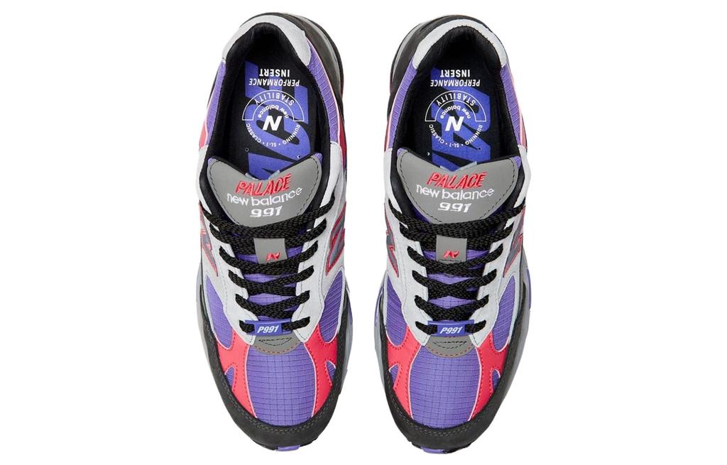 991 Palace x 991 New Balance Made in England 'Black Ultra Violet' M991PLE