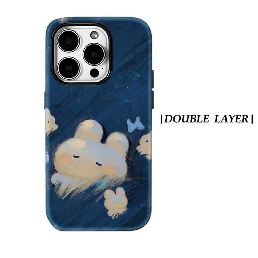 BubbleFor Magnetic Phone Case for IPhone 17 16 15 14 13 Pro Max Plus Single Double-layer Tough Case
