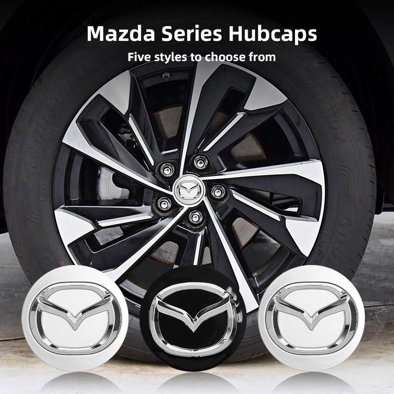 4 Stück Original Auto Radnabenkappe Abdeckung Für Mazda 3 6 2 5 CX5 CX3 Atenza MX5 CX7 Axela CX30 CX90 CX60 CX50 MX30 CX9 RX8 CX8