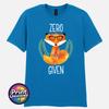 Zero Fox Given Grafik T-Shirt Lustiger Aufdruck Slogan T-Shirt Zen Fuchs Druck Lustiges Geschenk