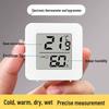 Smiley Face Mini Electronic Thermometer with LCD Temp & Humidity Display for Home & Office