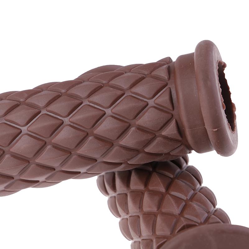 Pièces Café Racer Rétro Disponibles Poignée de Moto en Caoutchouc Pour Guidon de Moto