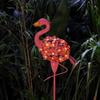 Solar Flamingo Garden Stake Light