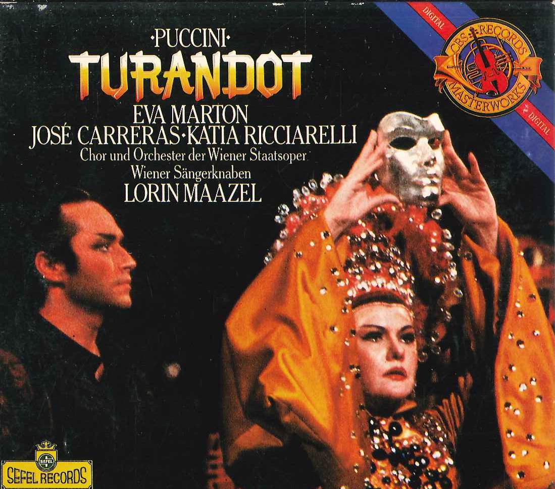 

CD LORIN MAAZEL - Puccini: Turandoto, Maazel 72DC2856 SONY Japan Classical Used