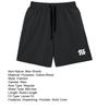 Men Summer Casual Shorts Elastic Drawstring Waist Fitness Shorts Quick-Drying Sports Shorts with Pockets Solid Color Wide Leg Shorts