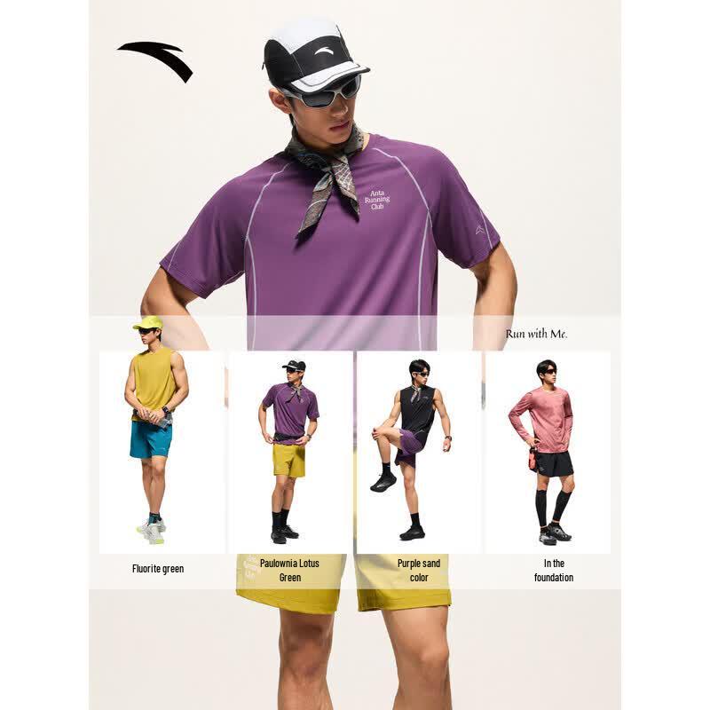Anta Men's C5 Zero Pressure Quick-Dry Running Shorts