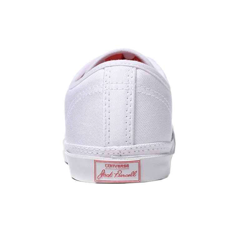 Converse Jack Purcell Minimalist Versatile Low-Top Canvas Sneakers Unisex Sneakers White 158498C