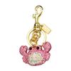 Elegant Crab Keychain With Dazzling Rhinestones Elegant Handbag Charm Sparkling Bag Charm For Bags And Keys In 3 Trendy Colors