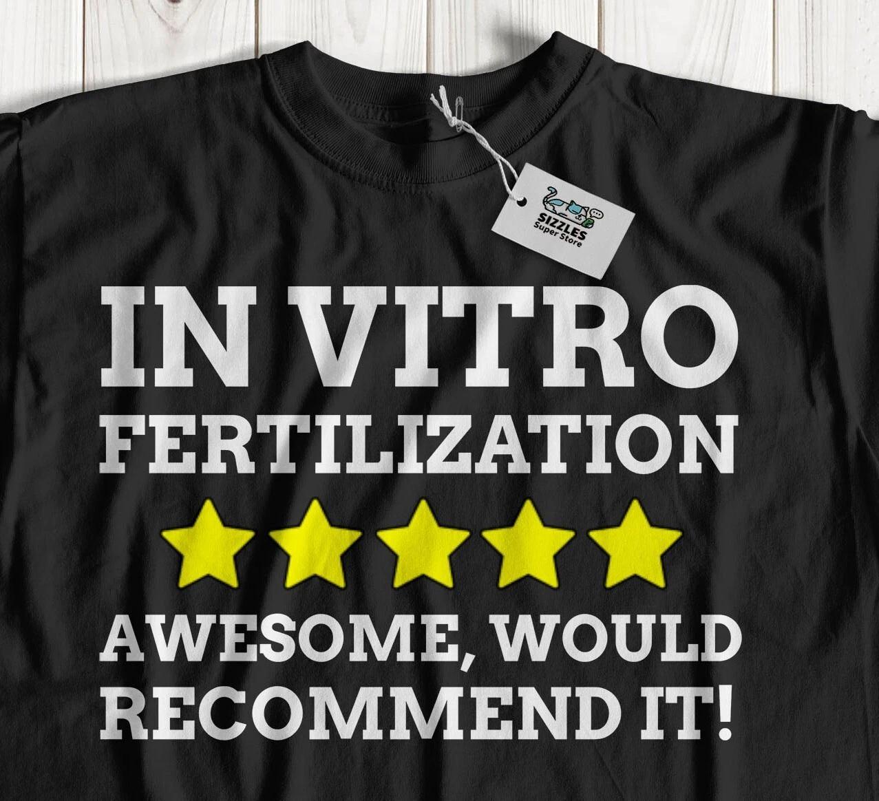 

Смешная футболка для ЭКО Оплодотворение in vitro Беременность и Подарки для беременных S