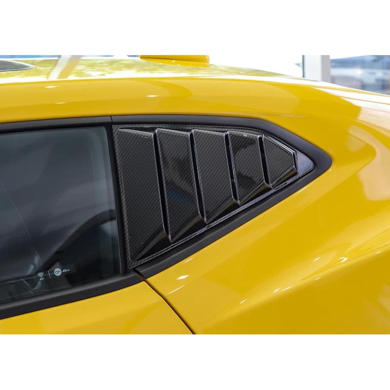 Car Side Rear Window Scoop Louvers Decoration Cover Stickers for Chevrolet Camaro 2017 2018 2019 2020 2026 Exterior Accessories